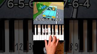 My Ordinary Life Intro The Living Tombstone Piano Tutorial shorts [upl. by Tichon]