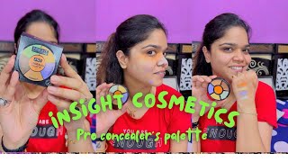 Insight cosmetics pro concealer palette review  Insight concealer palette swatches  Madhuri Vogue [upl. by Yacano339]