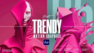 10 Trendy After Effects Motion Graphics to Use in 2024 [upl. by Ahseikal]