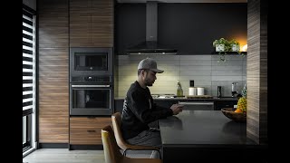 Our Modern Black Kitchen Remodel amp Design Smart Home Kitchen [upl. by Llebanna]