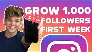 HOW TO GAIN 1000 ACTIVE FOLLOWERS ON INSTAGRAM IN 1 WEEK 2019 GROWTH HACKS [upl. by Niak]