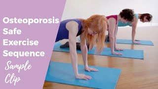 OsteoporosisSafe Exercise Sequence with Margot McKinnon  Sample Clip [upl. by Lyrred]