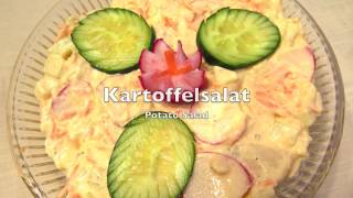 German Cuisine Kartoffelsalat Potato Salad [upl. by Greenwood]