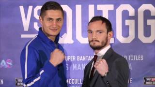 HOSEA BURTON v MILES SHINKWIN  OFFICIAL FACE TO FACE FOOTAGE  FRAMPTON v QUIGG [upl. by Ecirtra]