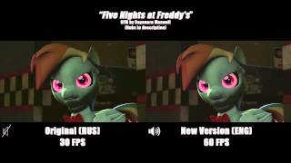 Five Nights at Freddys Song Side by Side Comparison [upl. by Dyrraj141]