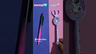 Normal vs cute💗stationery normalvscute shorts cute shortsfeed asmr normalvscute [upl. by Tenney]