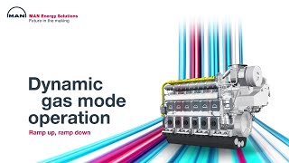 MAN 4960DF Dynamic gas mode operation [upl. by Roxine731]