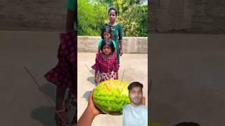 Watermelon 🍉 competition funny comedy trending viral short [upl. by Ashjian592]