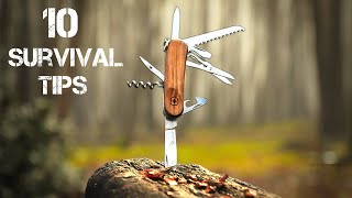 10 Wilderness Survival Tips  Bushcraft Skills [upl. by Aruol912]