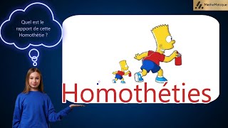 3eme  24  Homothéties  Calculer le rapport dhomothétie [upl. by Rehpetsirhc548]