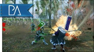 THROUGH FIRE AND CHAOS THE SAMURAI CHARGE  Total War Shogun 2 [upl. by Nlyak795]