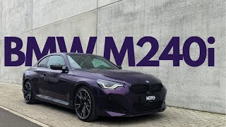 BMW M240i with a near CRASH  Review  POV [upl. by Ellekram253]