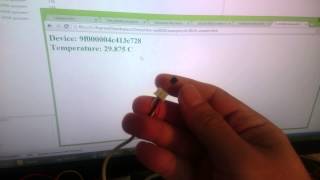 DS18B20  iButton  DHT11  ESP8266  DeviceHive [upl. by Aligna367]