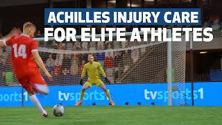 Achilles Injury Care for Elite Athletes  Houston Methodist [upl. by Rattan576]