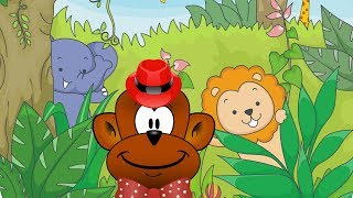 Guided Meditation for Children  The Peaceful Jungle CHIMPANZEES TEA PARTY  Kids Meditation Story [upl. by Syst]