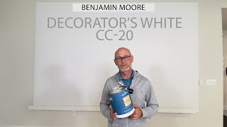 Decorators White CC20 by Benjamin Moore  Also known as OC149 [upl. by Ynned974]