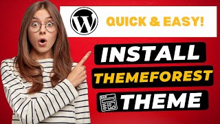 How To Install Themeforest Theme On WordPress 🔥  How To Install Premium WordPress Theme [upl. by Rep659]