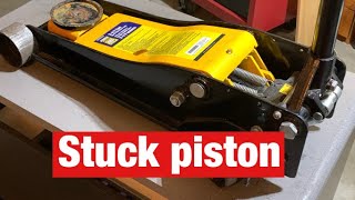 Floor Jack with a Stuck Piston Repaired [upl. by Rosie]