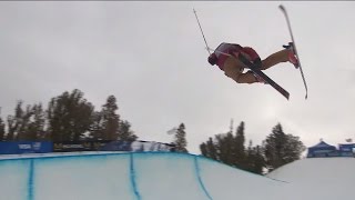 Ayana Onozuka Wins  FS Halfpipe  Visa US Grand Prix at Mammoth Mountain 2016 [upl. by Astto]