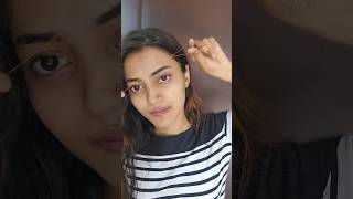 സ്വന്തമായി eyebrows thread ചെയ്യാം😳 eyebrows shortsfeed shortsyoutube viralshort trending [upl. by Kieger216]