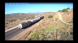 Train separates on Cajon Pass [upl. by Paolina]