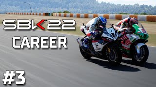 SBK 22 Career Mode Part 3  Hard Battles [upl. by Anawt]