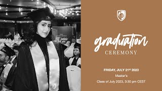 Glion Graduation Ceremony  Masters 21st of July 2023 [upl. by Dajma]