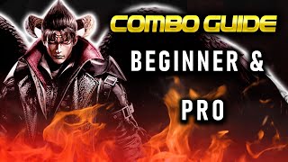 TEKKEN 8 Devil Jin Combo Guide  Beginner And Pro [upl. by Nairdad710]