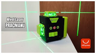 NÍVEL LASER PRACMANU 12 LINHAS DO ALIEXPRESS  Pracmanu laser level from Aliexpress [upl. by Nhaj946]