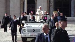 Papal Audience in Rome Nov 9 2011 [upl. by Ecnaralc]