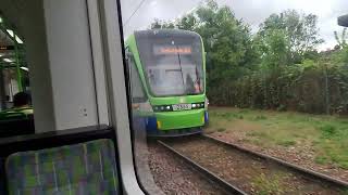 Full Journey London Tramlink From Beckenham Junction to Wimbledon Stadler Variobahn [upl. by Hsuk625]