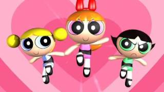 The Powerpuff Girls  Fighting Crime  ending theme song  HQ  Rare video [upl. by Nollie]