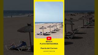 🏖️ LANZAROTE Puerto del Carmen  Beach Playa Matagorda Lanzarote WalkingTour CanaryIslands [upl. by Guido]