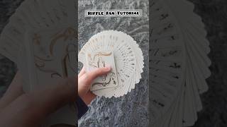 Riffle Fan Tutorial 😱 shorts cardistry rifflefan viralvideo [upl. by Enilamme]