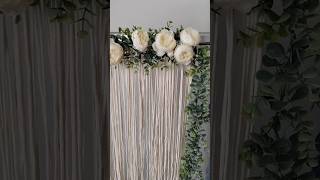 makramé esküvői dekoráció  macrame wedding decor idea macrametutorial [upl. by Onil202]