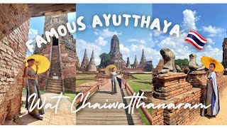 Wat Chaiwatthanaram  Temple Ruins  Historical Park  Ayutthaya  Thailand [upl. by Nev268]