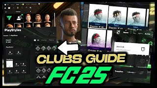 How to Join a Friends Club Manage Your Team Earn Skill Points amp Edit Pro  FC 25 PRO CLUBS [upl. by Solnit668]