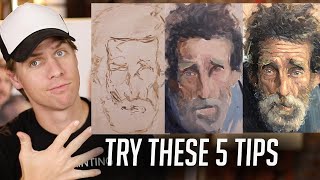 5 Ways To Improve Your Portrait Painting Right Now [upl. by Dust]