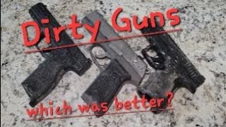 PSA 57 ROCK vs RUGER P94 vs PSA DAGGER vs 3D PRINT Mud Test [upl. by Gifford]