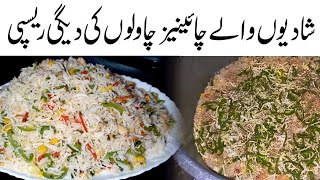 Delicious Chinese Rice Degi Recipe  Chicken amp Vegetable Fried Rice Recipe  Easy Chinese Rice [upl. by Gefen410]