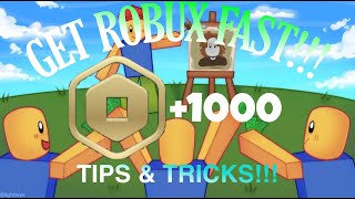 TIPS amp TRICKS to earn more robux in Starving Artist Roblox [upl. by Anikat]