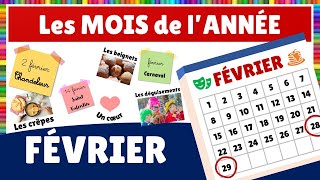 Les mois de lannée  le mois de Février [upl. by Arremat]