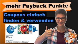 Wie finde ich hohe Paybackcoupons  Payback Punkte sammeln Tricks [upl. by Kcuhc]