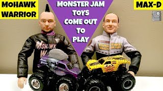 MONSTER JAM Toys Come Out To Play MAXD MOHAWK WARRIOR [upl. by Esenej]