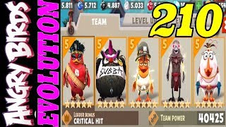 Angry Birds Evolution  Team Power 40425  Gameplay 210 [upl. by Klemperer429]