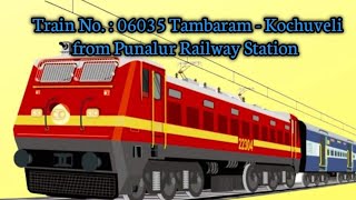 Tambaram  Kochuveli AC from Punalur Railway station [upl. by Antrim368]