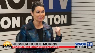 Jessica Houde Morris  Houde School of Acting  Good Morning Akron [upl. by Binetta]