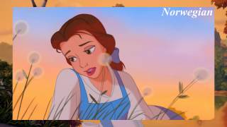 Beauty and the Beast  Belle Song One Line Multilanguage [upl. by Araihc]