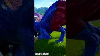 DINOSAURS BATTLE TREX IRex Monster Superhero Joker The Flash Spiderman jurassicworld [upl. by Hertzog]