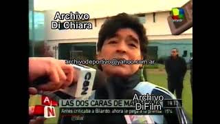 Diego Maradona quotY vos Pasman también la tenes adentroquot Habla Toti Pasman Dalma Maradona 2009 DiFilm [upl. by Larkins]